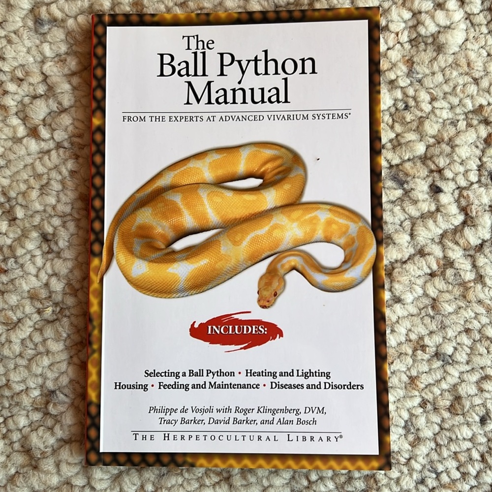 Set of 4 Ball Python Informational Care Booklets - Picture 4 of 6